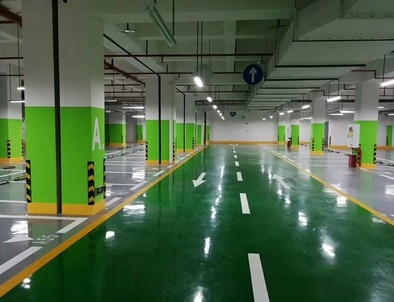平凉平凉停车场标线施工